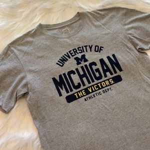 University of Michigan Unisex T-Shirt Gray